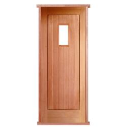 Hillingdon Hardwood (unglazed) External Pre-hung Door Set